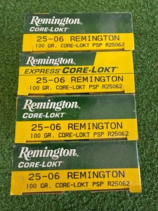 2 Boxes 25-06 Remington 100 Gr