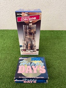 Motorized Coin Bank & 3 CD Happy Days Set