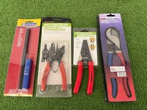 Snap Ring Pliers, Wire StripperCutter, Cable Cutting Pliers & Metric Restorer File