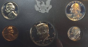 1971-S U.S. Mint Proof Set – 5-Coin Set with Kennedy Half Dollar