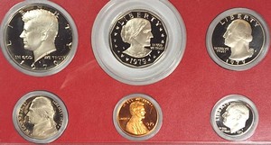 1979-S U.S. Mint Proof Set  6 Coins with Susan B. Anthony Dollar