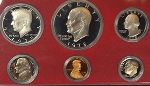 1978-S U.S. Mint Proof Set  6 Coins with Eisenhower Dollar & Kennedy Half