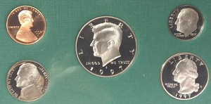 1997-S U.S. Mint Proof Set  5-Coin Set with Original Packaging & COA
