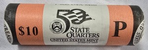 2005-P Minnesota State Quarters  $10 Roll  40 Coins  Collector-Labeled Uncirculated
