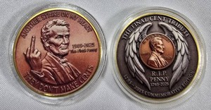 2025 Last Penny Lincoln Commemorative 2-Piece Set  Final Cent Tribute