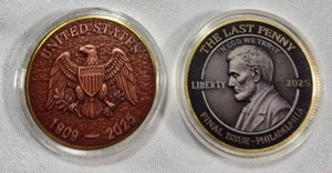 2025 Last Penny Commemorative Token Set  Lincoln Final Cent Tribute