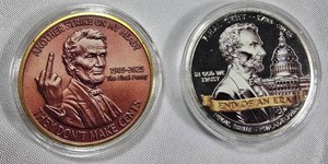 2-Piece 2025 Lincoln Final Penny Commemorative Token Set