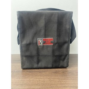 Black Fabric Golf Locker Organizer Bag with Dividers