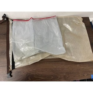 Aqua Net Mesh Fishing Tackle Bag with Shoulder Strap