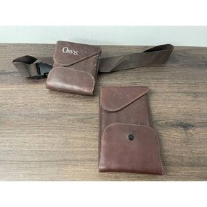 Orvis Brown Leather Fly Fishing Chest Pack with Strap