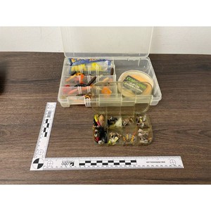 Assorted Fishing Lures and Tackle Box Set, 2 Cases