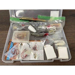 Assorted Soft Plastic Fishing Lure Tackle Kit with Hooks