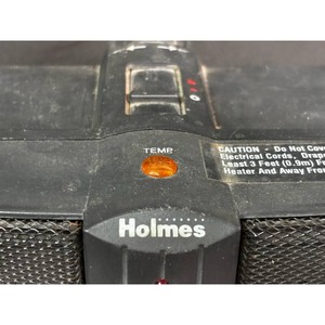 Holmes Black Metal Portable Electric Space Heater