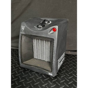 Westpointe Black Plastic Electric Space Heater with Cord