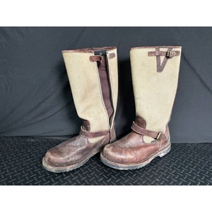 Red Head Brown Canvas Leather Tall Hunting Boots � Pair