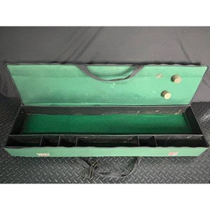 Green Canvas Soft Case with 3 Pockets and Carry Straps