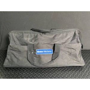 Master Mechanic Black Canvas Tool Bag Equipment Tote Utility Carrier
