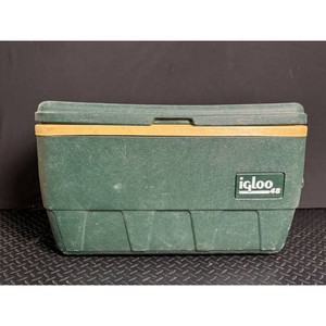 Igloo Green Plastic 48-Quart Cooler with Handle and Drain