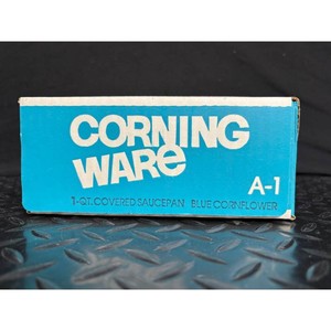 Corning Ware Blue Cornflower 1-Qt Covered Saucepan A-1