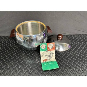 West Bend Chrome Penguin Hot and Cold Server with Lid