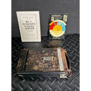 Kodak Junior Autographic Camera Set � Vintage Film Camera with Case