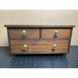 Dark Wood Chest of DrawersTrunk � Brass Hardware, Storage