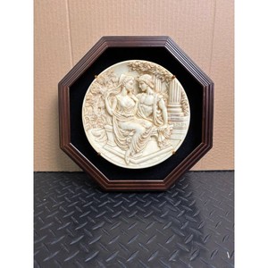 Greek Ivory Relief Plaque - Classical Style Figural Scene