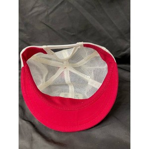 Midland Red White Mesh Trucker Hat with Pom