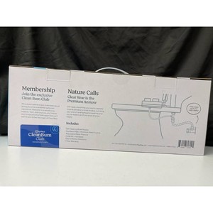 ClearRear White Plastic Bidet Attachment Kit with Box