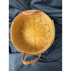 Longaberger Natural Wood Basket with Plastic Insert, 2 Pieces