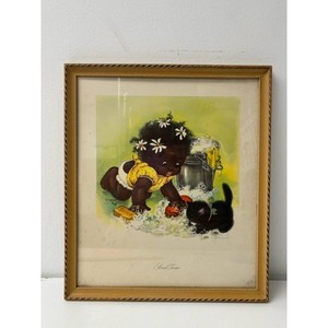Framed Scrub-Jean Print by Charlot Byi � 14 x 17 in