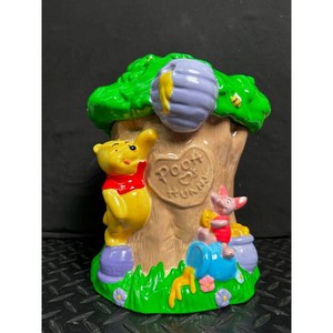 Disney Pooh & Piglet Ceramic Tree Cookie Jar