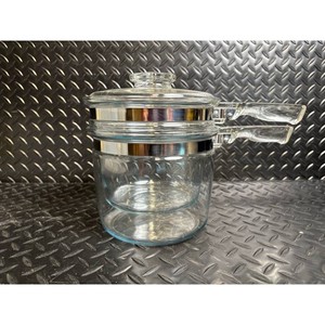 Pyrex Glass Storage Jar Set with Lids & Handles - Clear, 2 Pieces