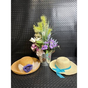 Seasonal Spring Floral Arrangement in Galvanized Metal Bucket