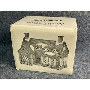 Department 56 Snow Village Stonehurst House Ceramic Lighted House
