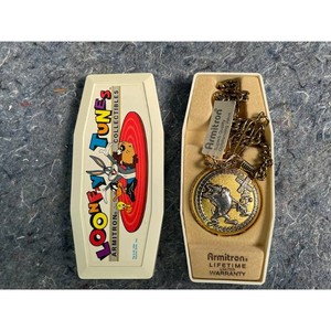 Armitron Looney Tunes Pocket Watch � Bugs Bunny Railroad Crossing Collectible