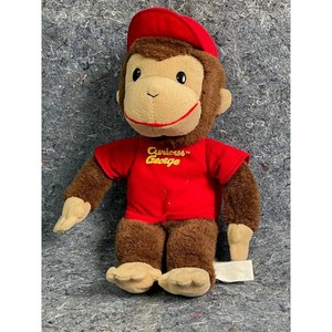Curious George Plush Stuffed Monkey Doll � Red Outfit, Brown Fur