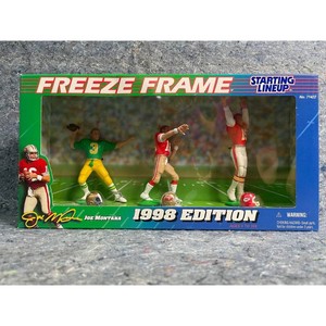 Starting Lineup Joe Montana Freeze Frame 1998 Edition Figure Set