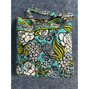 Vera Bradley Quilted Floral Tote Bag in Turquoise