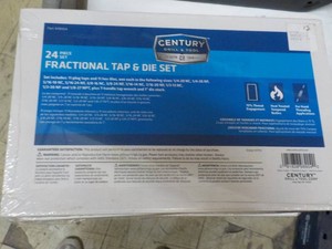 Century 24 pc Fractional Tap and Die Set