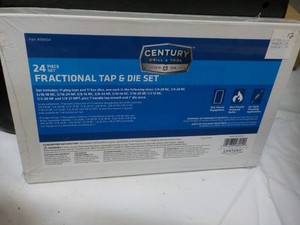 Century 24 pc Fractional Tap and Die Set