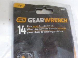 GearWrench 14 pc Metric Deep Socket Set