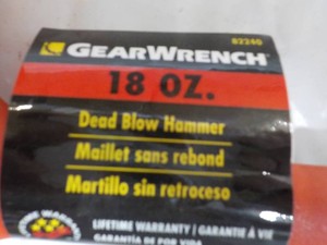 GearWrench 18oz Dead Blow Hammer