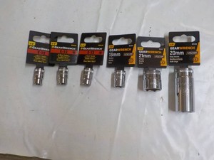 GearWrench Sockets- all size pictured