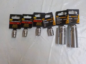 GearWrench Sockets- all size pictured