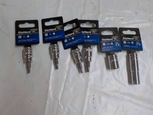 DieHard Sockets - all sizes shown