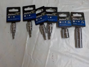 DieHard Sockets - all sizes shown