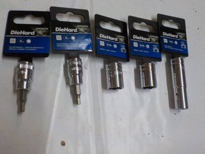 DieHard Sockets - all sizes shown