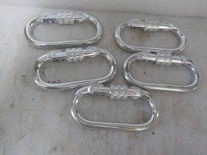 5 Heavy Duty Carabineer Safely Clips