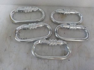 5 Heavy Duty Carabineer Safely Clips